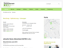 Tablet Screenshot of eternach.de